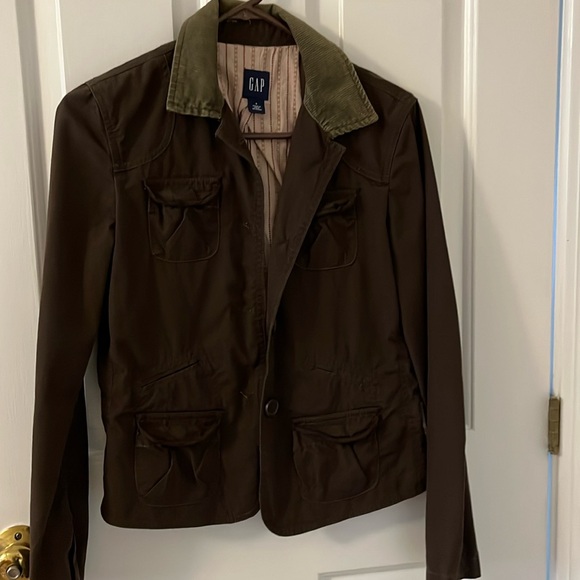 GAP brown jacket size 4 - Picture 2 of 10